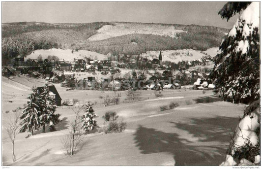 Stützerbach - view - Germany - sent from Germany to Estonia USSR Tallinn 1975 - JH Postcards