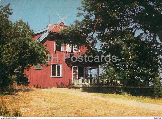 Neringa - German writer Thomas Mann Museum - postal stationery - 1973 - Lithuania USSR -  unused - JH Postcards