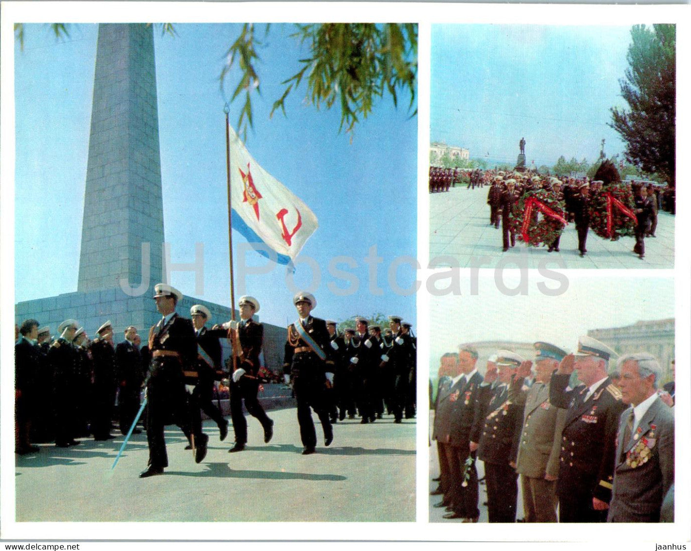 Sevastopol - the Victory day - veterans - Crimea - 1977 - Ukraine USSR - unused - JH Postcards