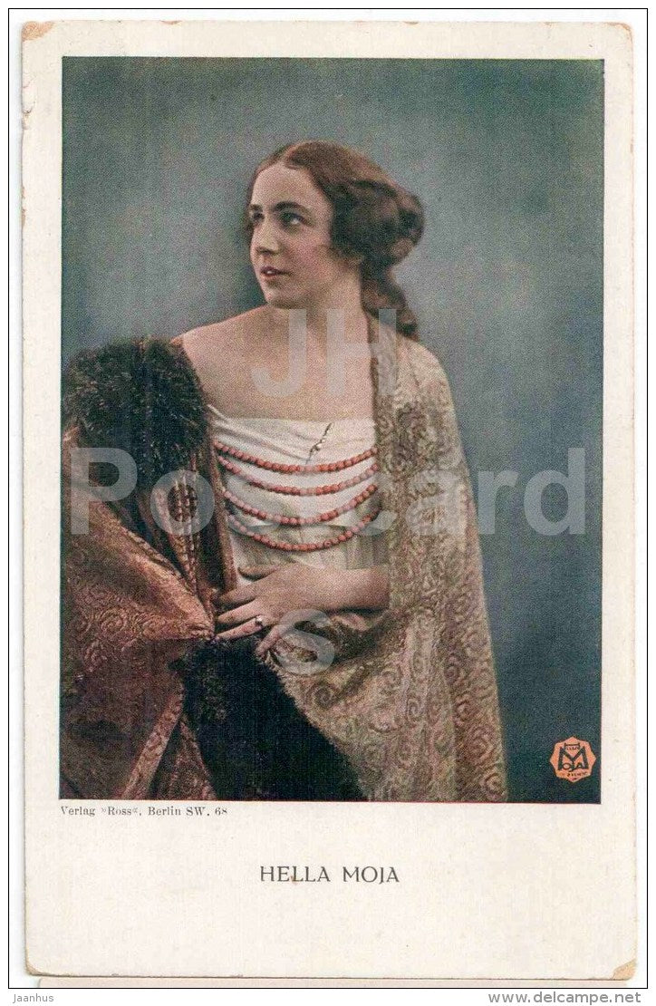 Hell Moja - movie actress - Ross verlag - 2001/5 - old postcard - unused - JH Postcards