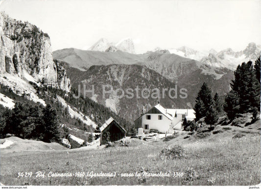 Rif Catinaccio - Gardeccia - verso la Marmolada - 1971 - Italy - used - JH Postcards