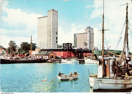 Stubbekobing - The Harbour - boat - Denmark - unused - JH Postcards