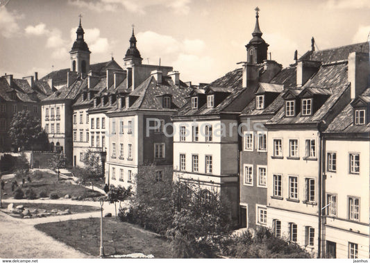 Warsaw - Warszawa - podworza domow przy ulicy Mostowej  - house yards at Mostowa Street - 1971 - Poland - unused - JH Postcards