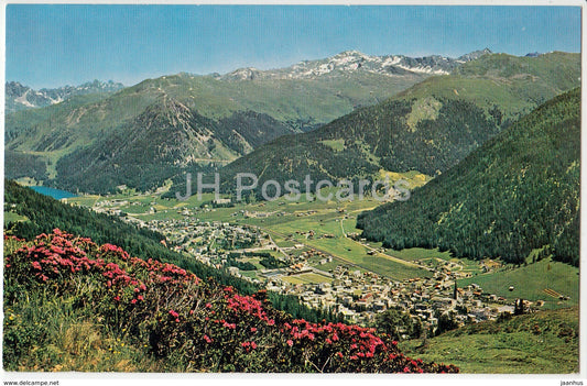 Davos - Gesamtansicht gegen Pischahorn 2982 m - 839 - Switzerland - unused - JH Postcards