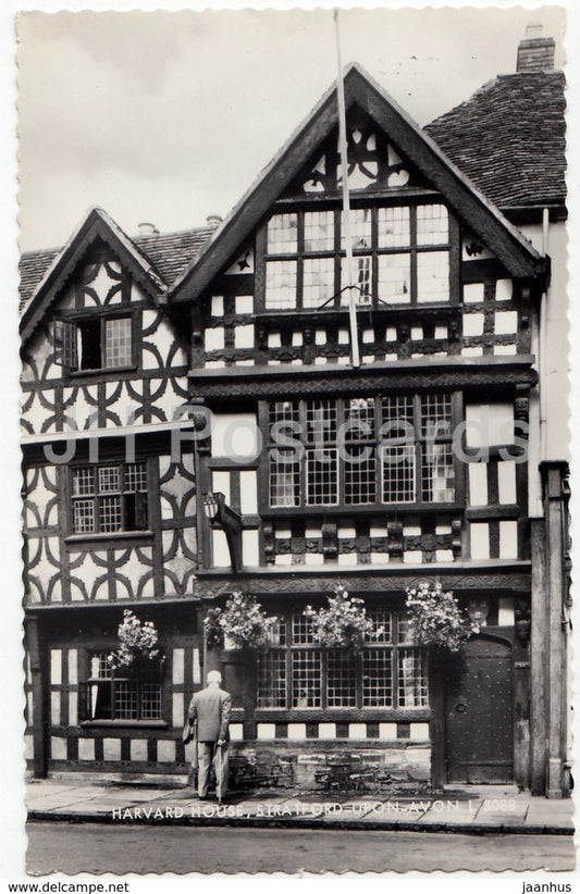 Stratford-Upon-Avon - Harvard House - L 3088 - 1961 - United Kingdom - England - used - JH Postcards