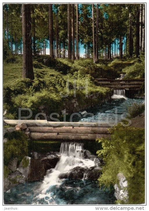 Der Halz - ein Erlebnis Wildwasser im Oberharz - Germany - 1973 gelaufen - JH Postcards