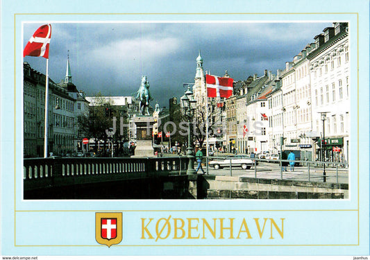 Copenhagen - Hojbro Plads - Denmark - unused - JH Postcards