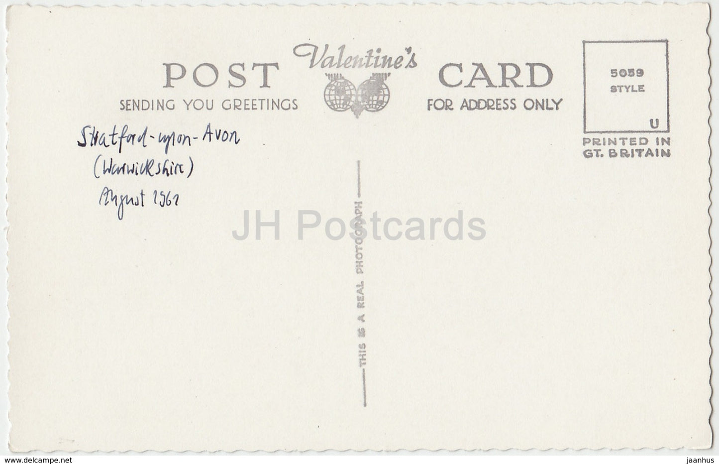 Stratford-Upon-Avon - Harvard House - L 3088 - 1961 - United Kingdom - England - used