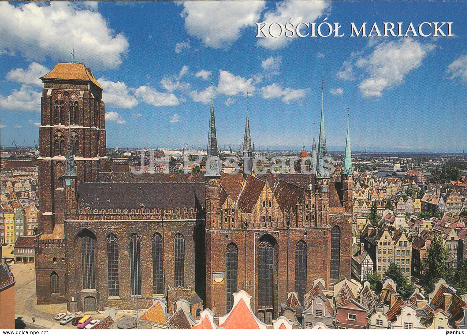 Gdansk - Danzig - Saint Mary's Church - Poland - unused - JH Postcards