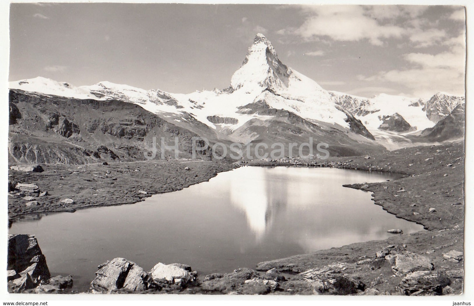 Zermatt - Stellisee mit Matterhorn - 6095 - Switzerland - 1959 - used - JH Postcards