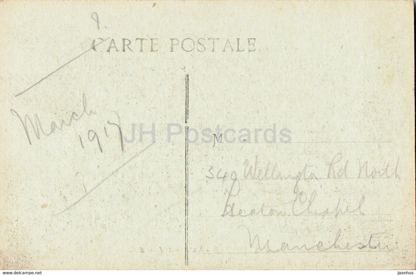 Marseille - Château d'If - voilier - 10 - carte postale ancienne - 1917 - France - occasion