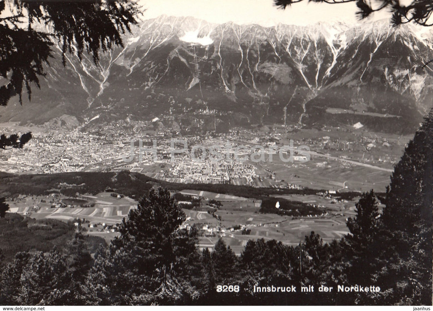 Innsbruck mit Nordkette - 3268 - Austria - unused - JH Postcards