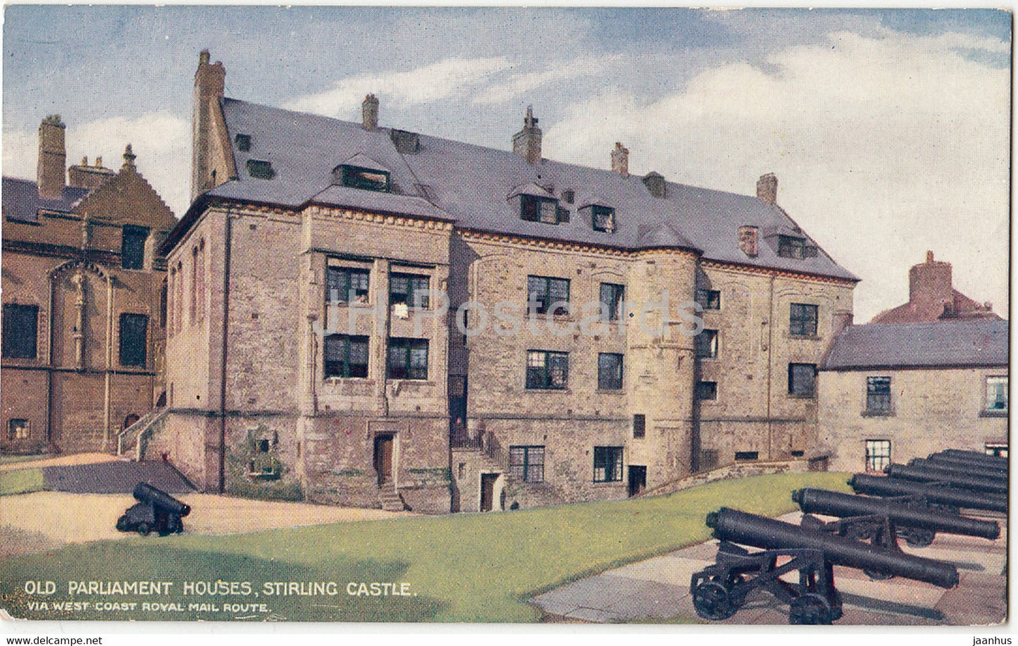 Stirling Castle - Old Parliament Houses - old postcard - Scotland - United Kingdom - unused - JH Postcards