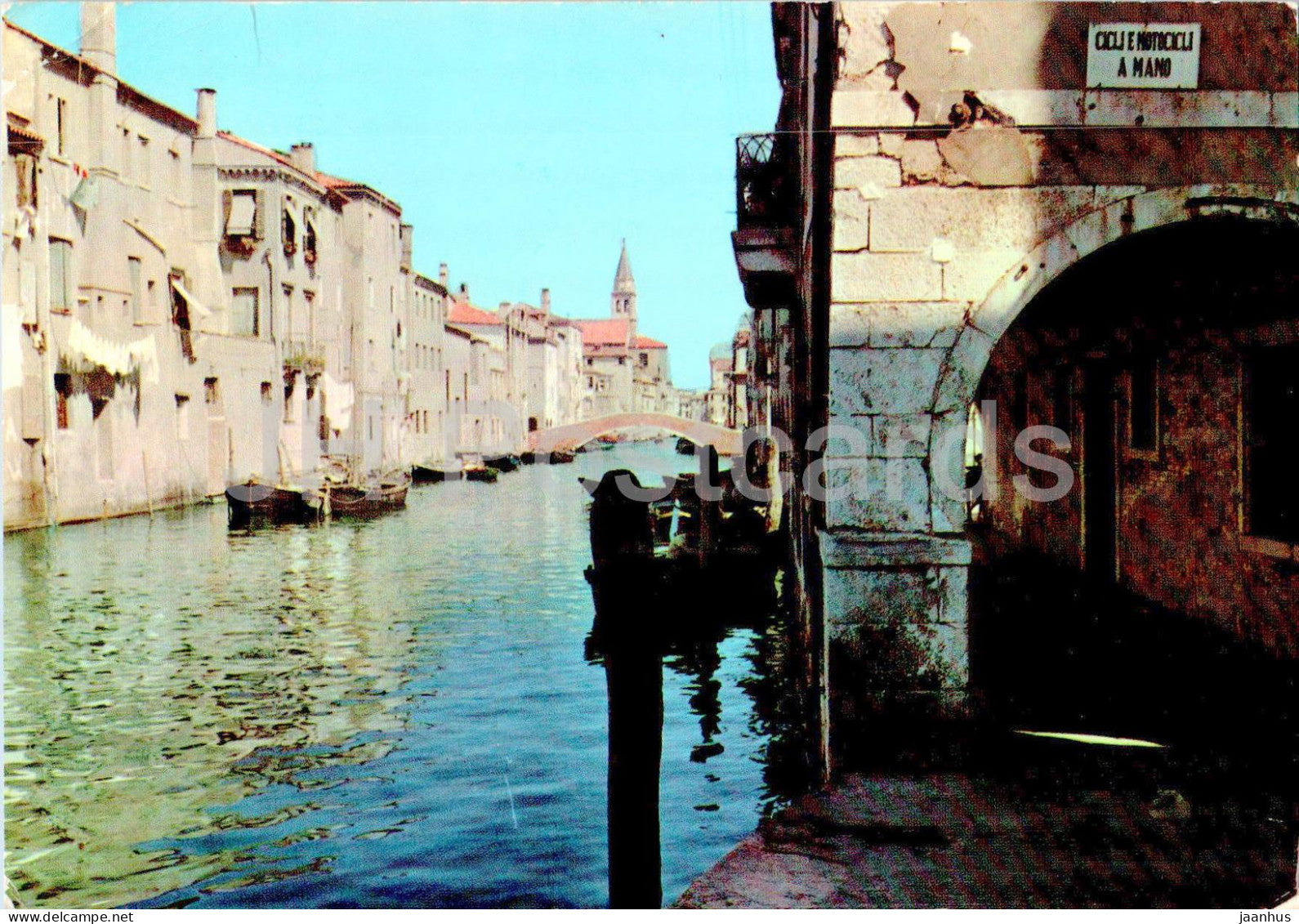 Chioggia - Canale Venda - Venda Canal - 1965 - Italy - used - JH Postcards