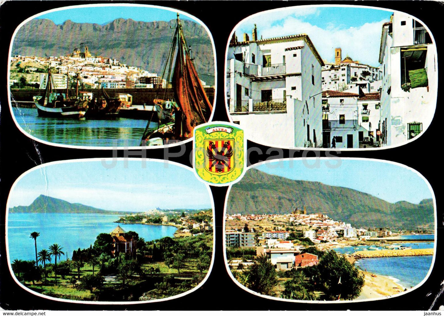 Altea - Alicante - Vistas Parciales - multiview - 37 - Spain - used - JH Postcards