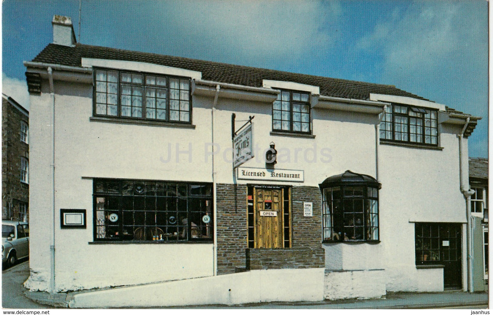 Wadebridge - Polmorla Road - Kims Restaurant - R69578 - 1985 - United Kingdom - England - used - JH Postcards