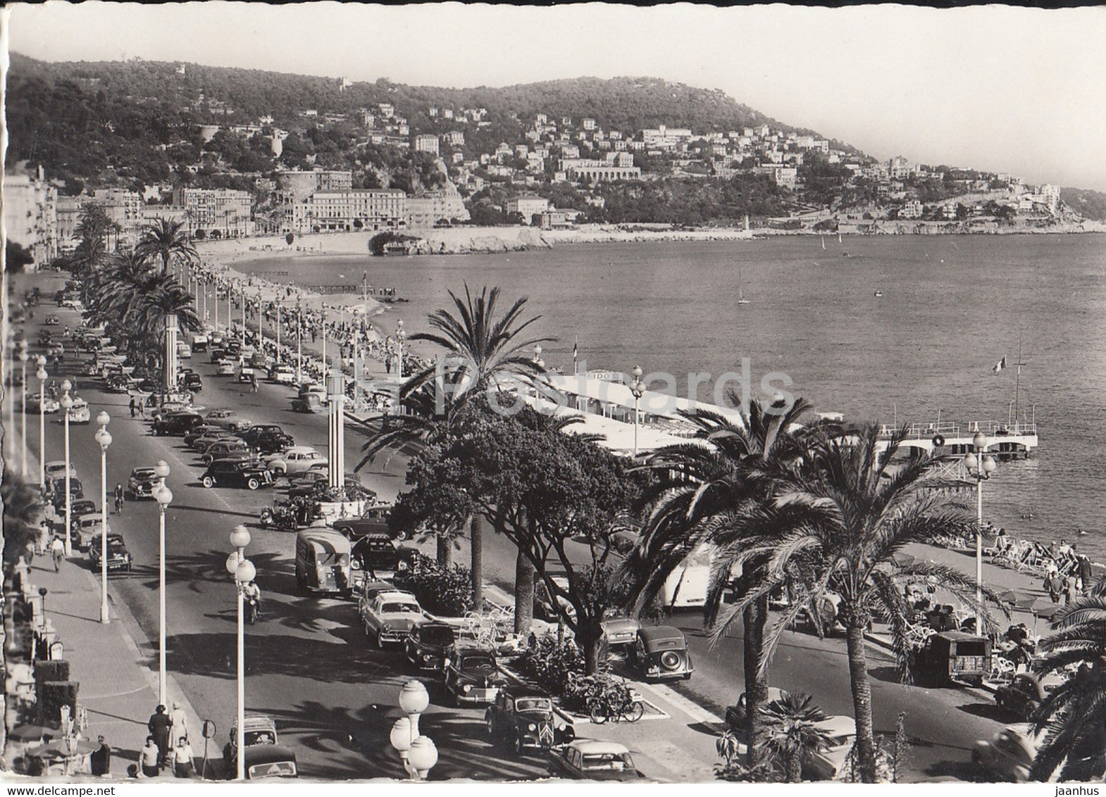 Nice - La Promenade et le Mont Boron - car - 1960 - France - used - JH Postcards