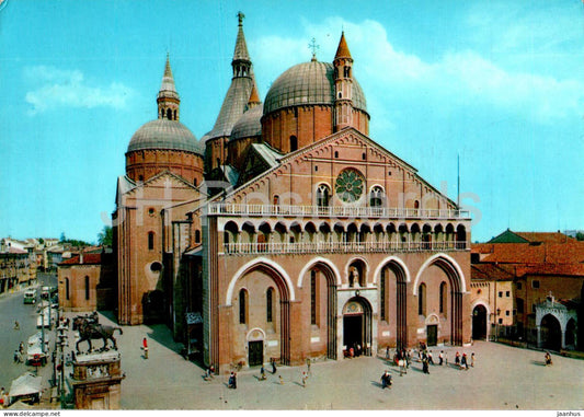 Padova - Padua - Basilica del Santo - Basilica of the Saint - cathedral - 1007 - 1965 - Italy - used - JH Postcards