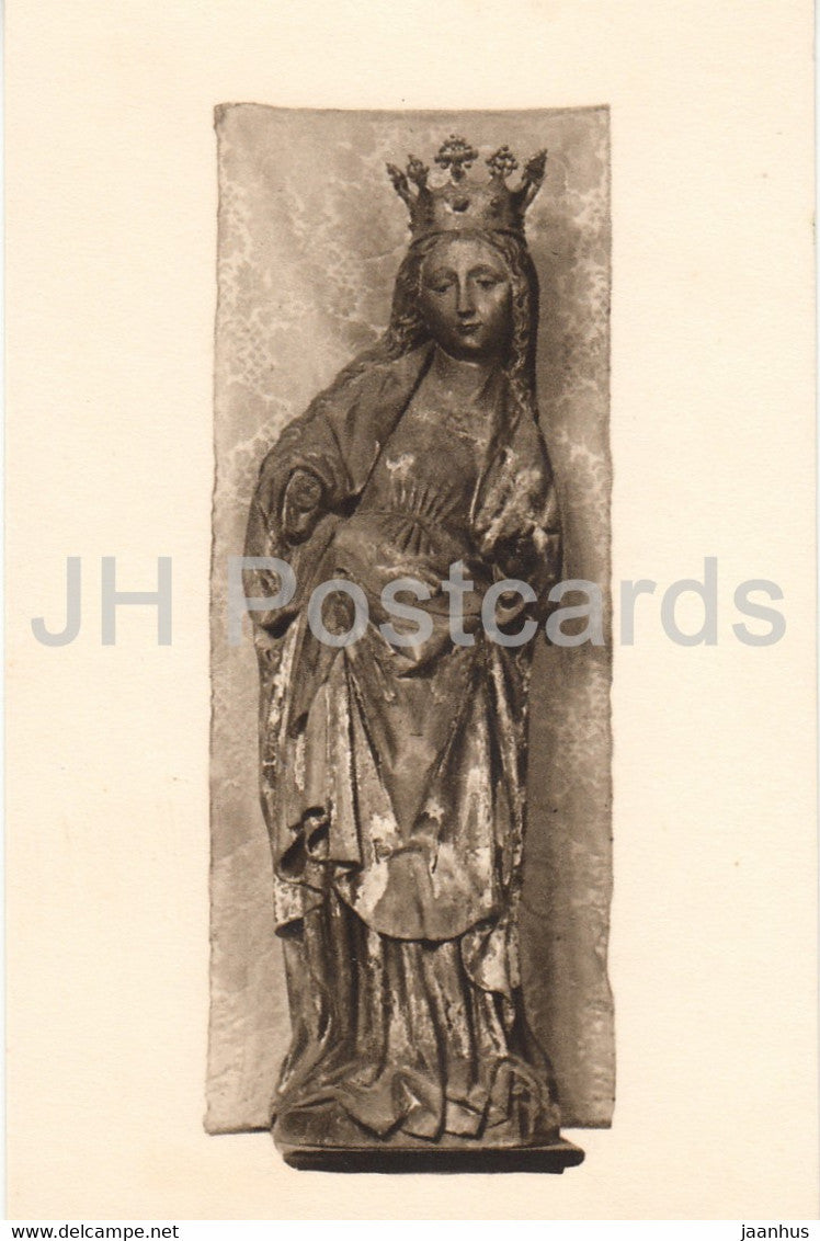 Stadtmuseum Bautzen - Gorlitzer Meister - Madonna - Holz - old postcard - Germany - unused - JH Postcards