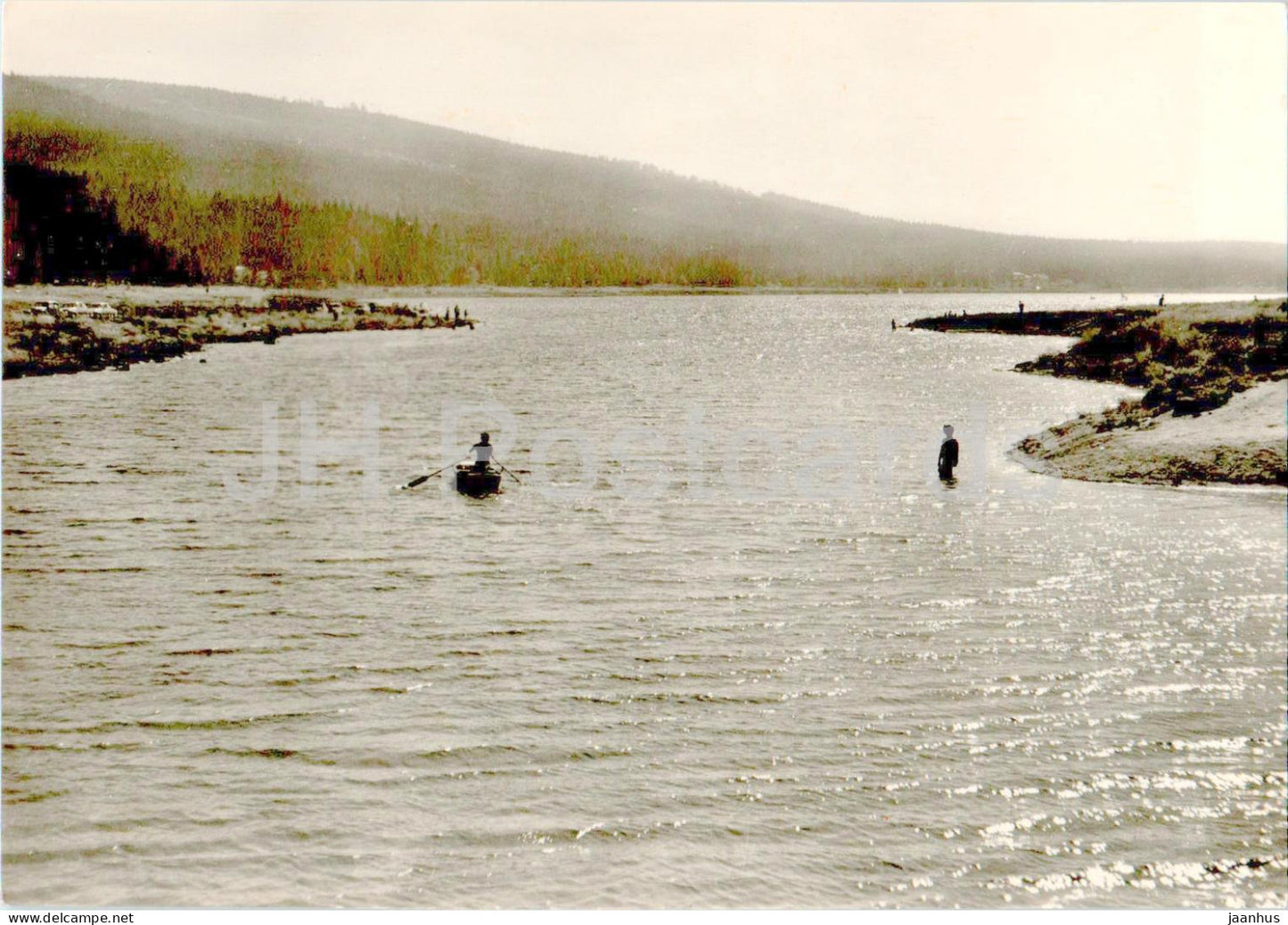 Desna v Jizerskych horach III - Rekreacni stredisko Sous - dam on Cerna Desna - Czech Repubic - Czechoslovakia - unused - JH Postcards