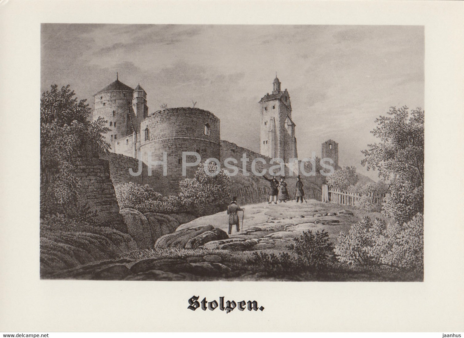 Stolpen - Sachsische Burgen - Saxon Castles - DDR Germany - unused - JH Postcards