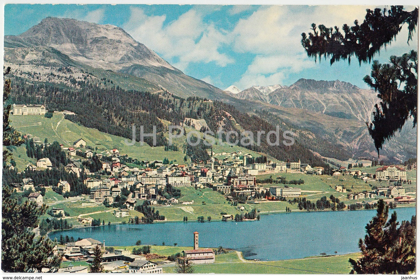 St. Moritz - 10 - Switzerland - 1964 - used - JH Postcards