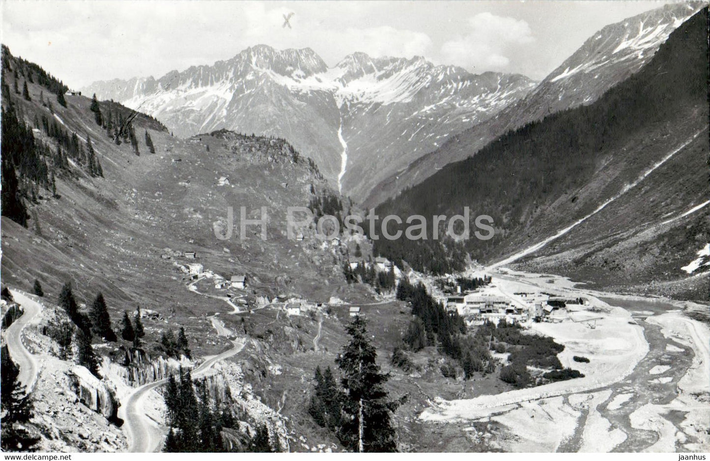 Goscheneralp mit Rienzenstock - 4099 - old postcard - Switzerland - unused - JH Postcards