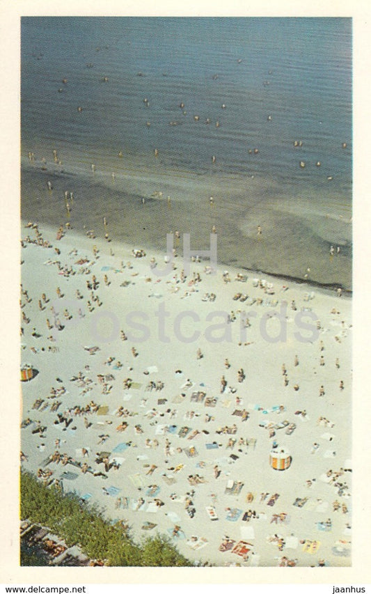 Jurmala - beach - 1981 - Latvia USSR - unused