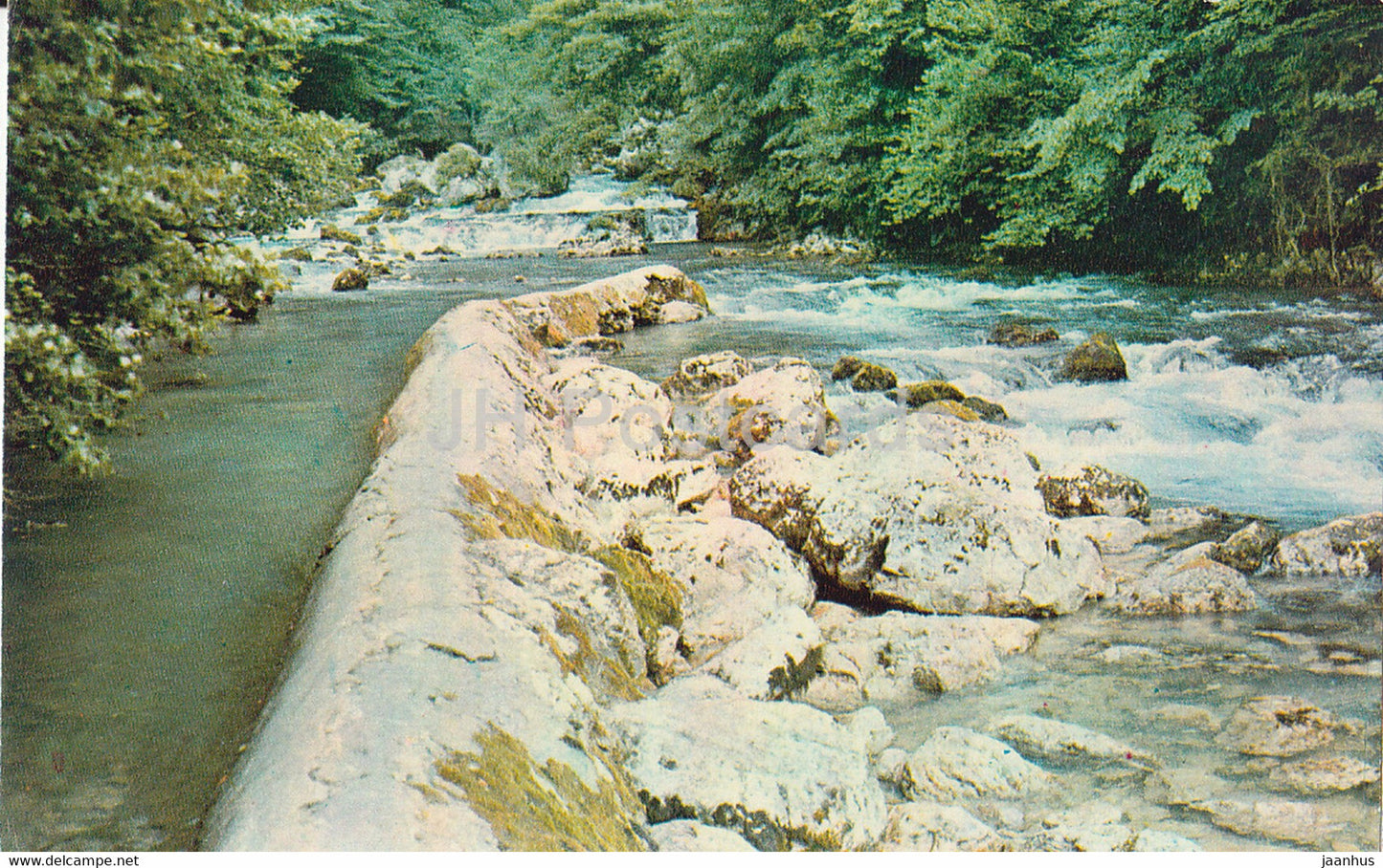 Chernaya river - Gudauta county - Abkhazia - 1 - 1974 - Georgia USSR - unused - JH Postcards