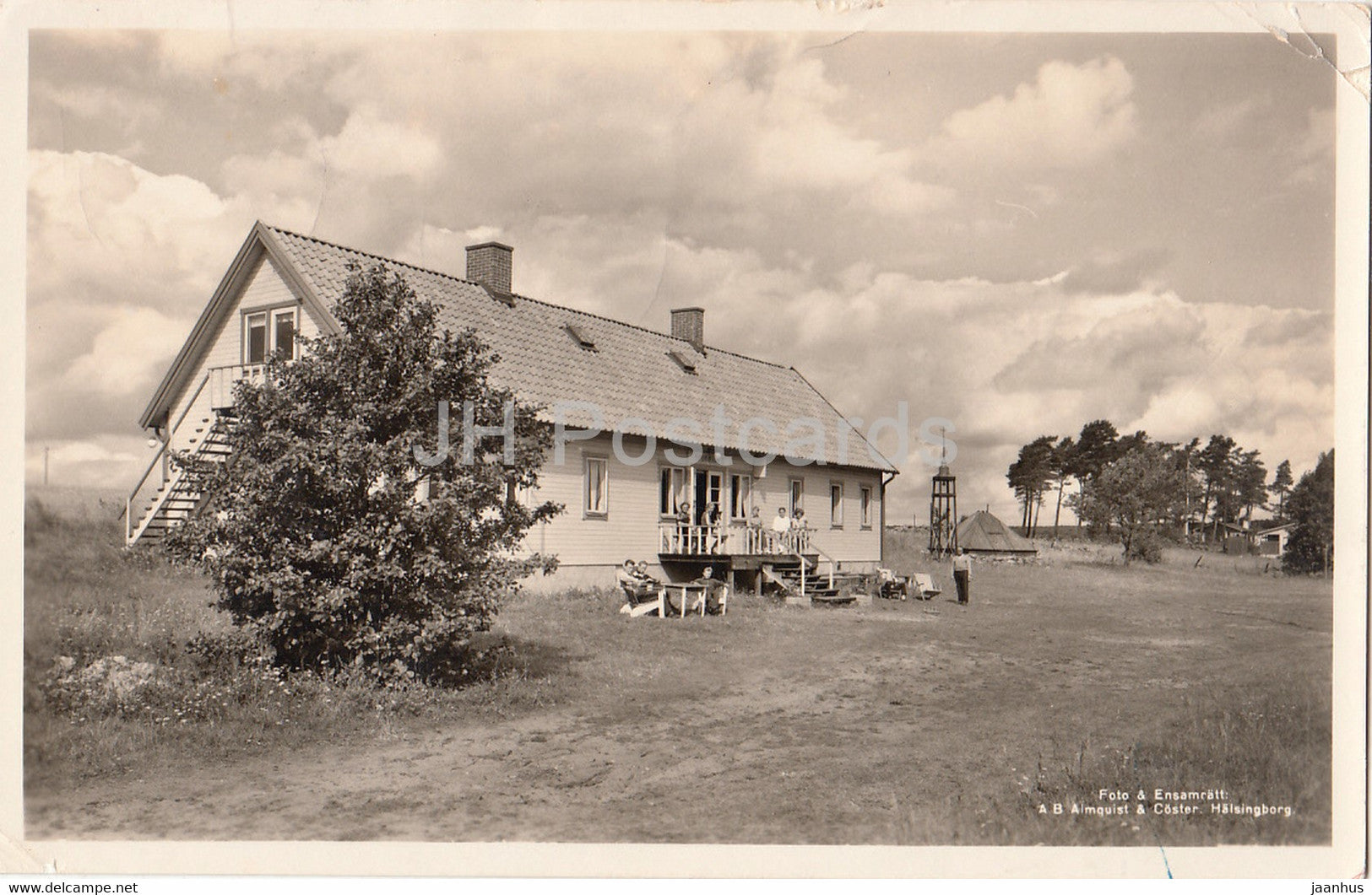 Solgarden vid Ivosjon - kyrkligt sommarhem for ungdom i Kristianstad - 1965 - Sweden - used - JH Postcards