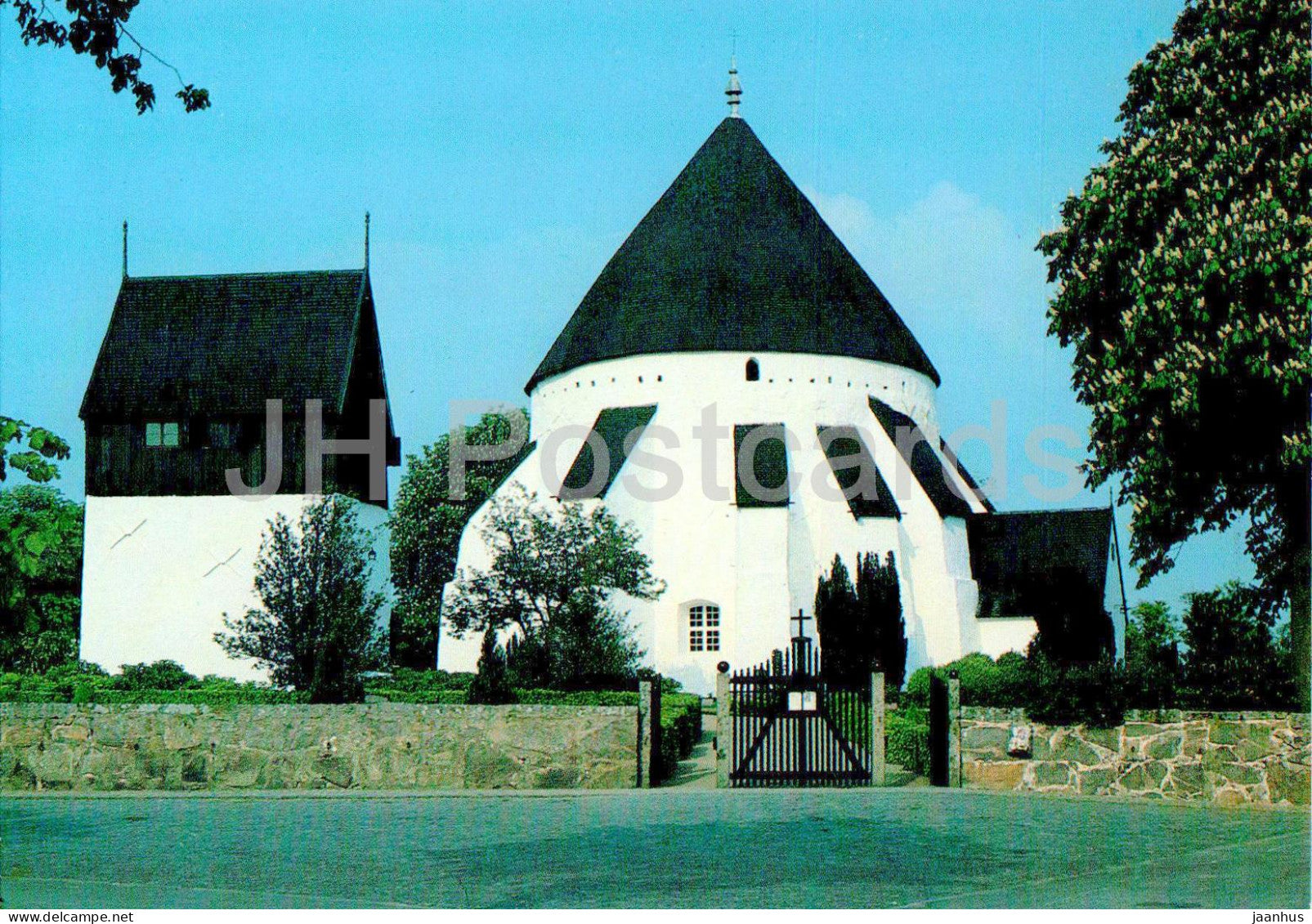 Bornholm - Osterlars rundkirke - Round church - 132 - Denmark - unused - JH Postcards