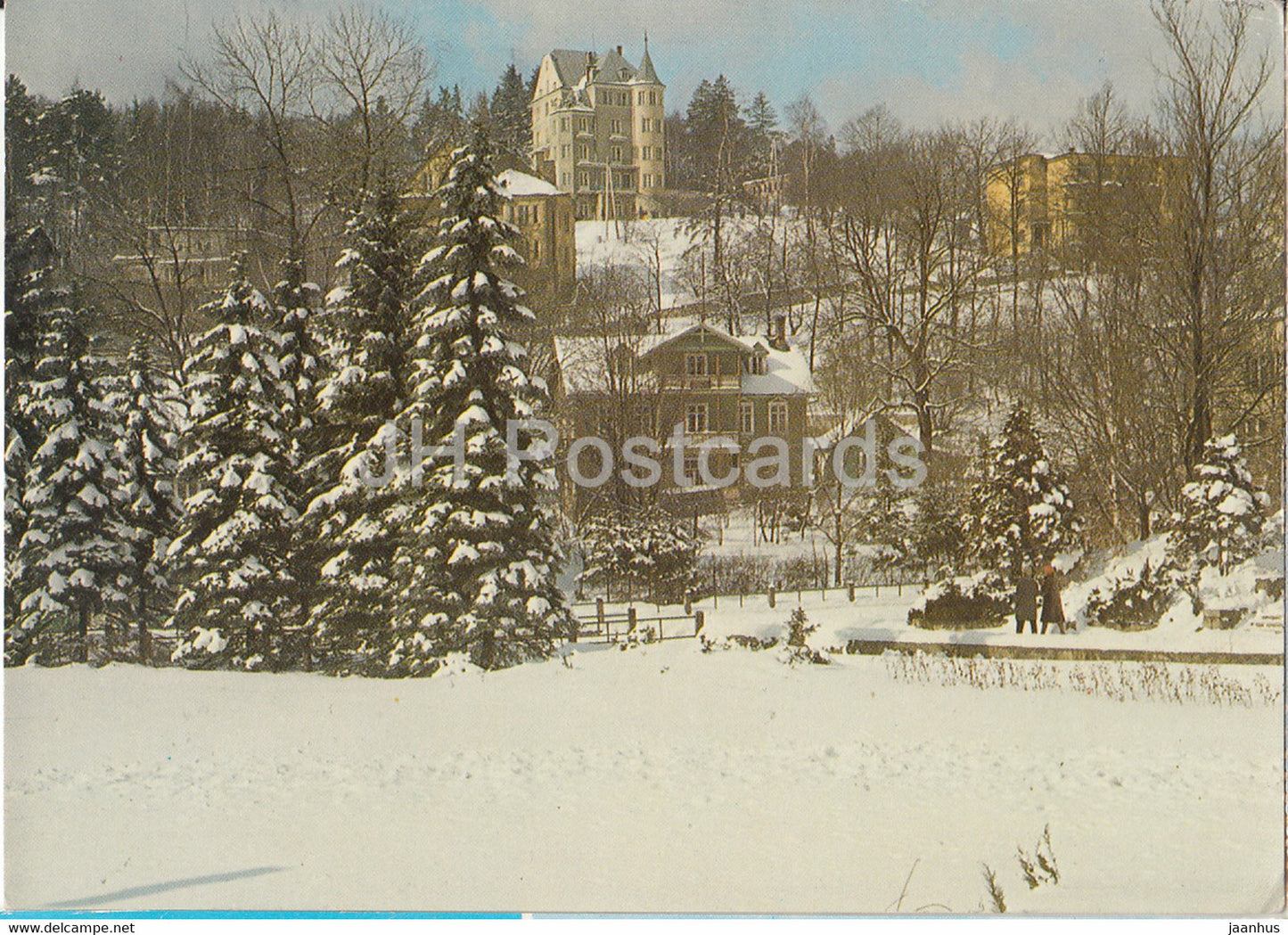 Krynica - spa - 1984 - Poland - used - JH Postcards