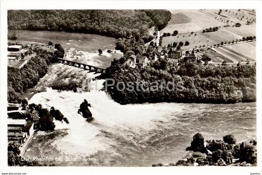 Der Rheinfall bei Schaffhausen - 23143 - old postcard - Switzerland - unused - JH Postcards