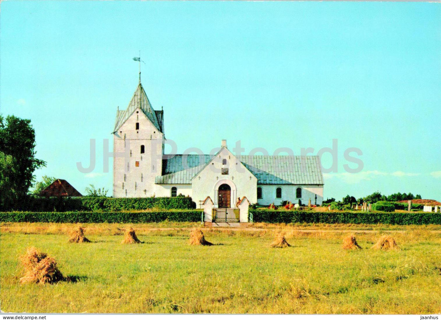 Romo Kirke - church - 219 - Denmark - unused - JH Postcards