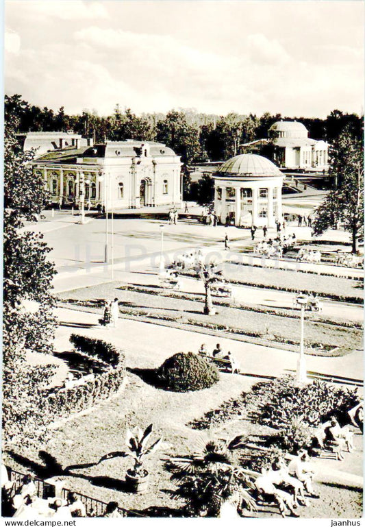 Frantiskovy Lazne - Namesti Miru - Frantiskuv pramen - Peace square - Czech Republic - Czechoslovakia - unused - JH Postcards