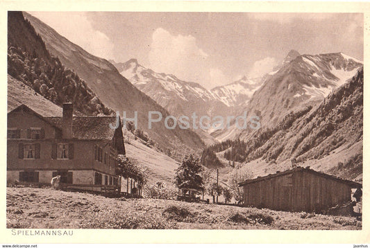 Spielmannsau 1071 m b Oberstdorf i b Allgau - 2502 - old postcard - Germany - unused - JH Postcards