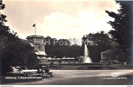 Goteborg - Tradgardsforeningen - 113 - old postcard - Sweden - unused - JH Postcards