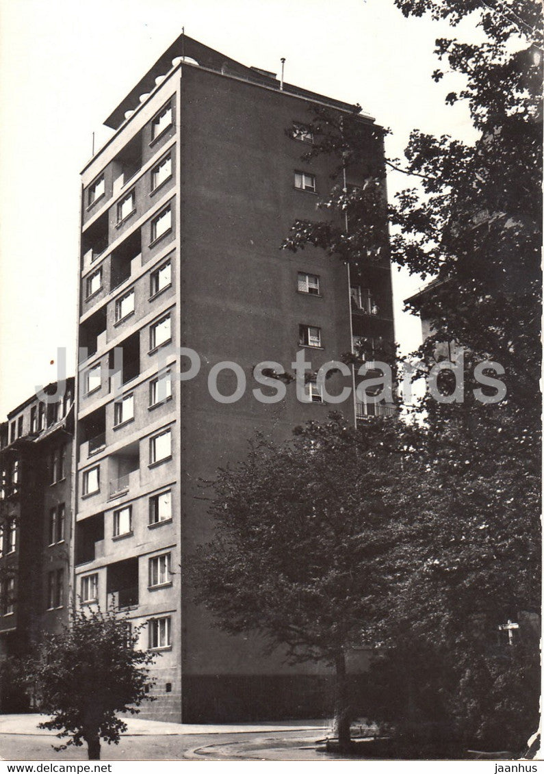 Bytom - High Building at Boleslawa Prusa Street - 1970 - Poland - used - JH Postcards