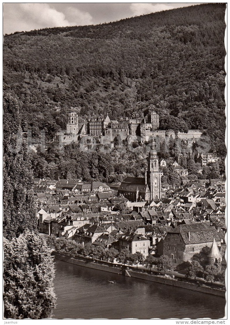 Blick auf Heidelberg  - Germany - used - JH Postcards