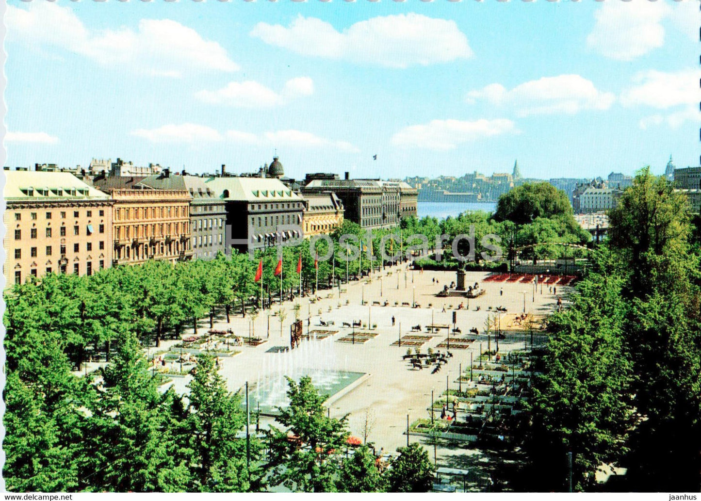 Stockholm - Kungstradgarden - 130/375 - Sweden - unused - JH Postcards