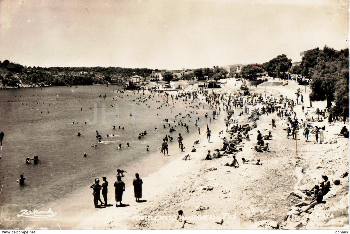 Porto Cristo - Mallorca - beach - 1959 - Spain - used - JH Postcards