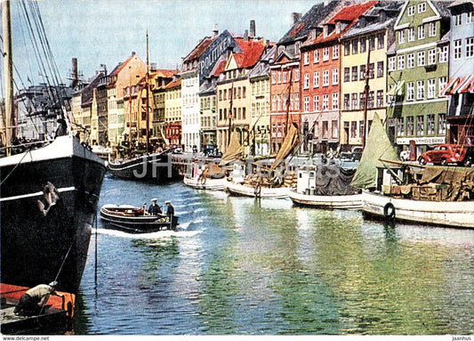 Copenhagen - Nyhavn a row of old picturesque houses near the Kings Square - Denmark - unused - JH Postcards