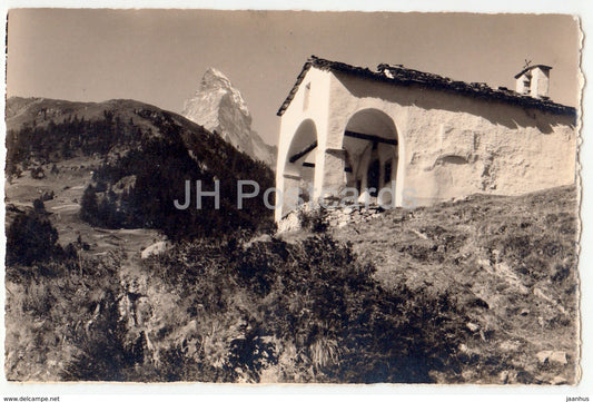 Zermatt - Blatten - Matterhorn - 6714 - Switzerland - old postcard - unused - JH Postcards