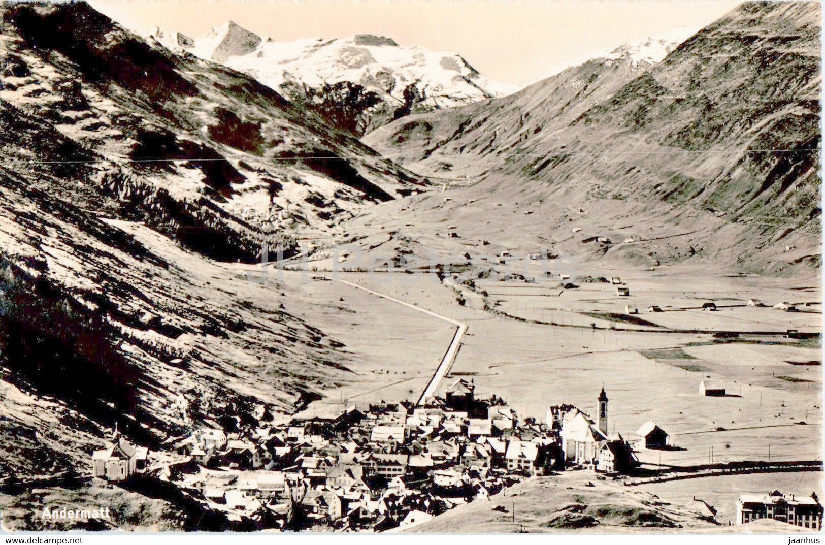 Andermatt - 8396 - old postcard - Switzerland - unused - JH Postcards