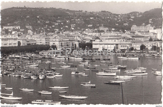 Cannes - Le Port et Le Casino - boat - 1612 - France - unused - JH Postcards