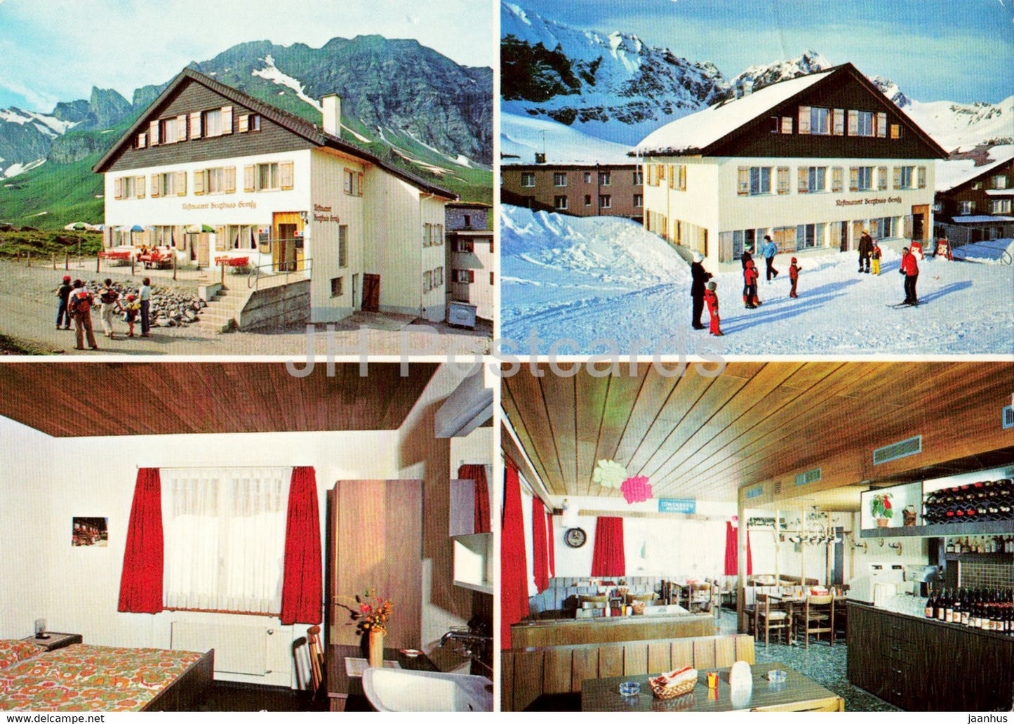 Berghaus Restaurant Gemsy - Melchsee Frutt - Switzerland - unused - JH Postcards