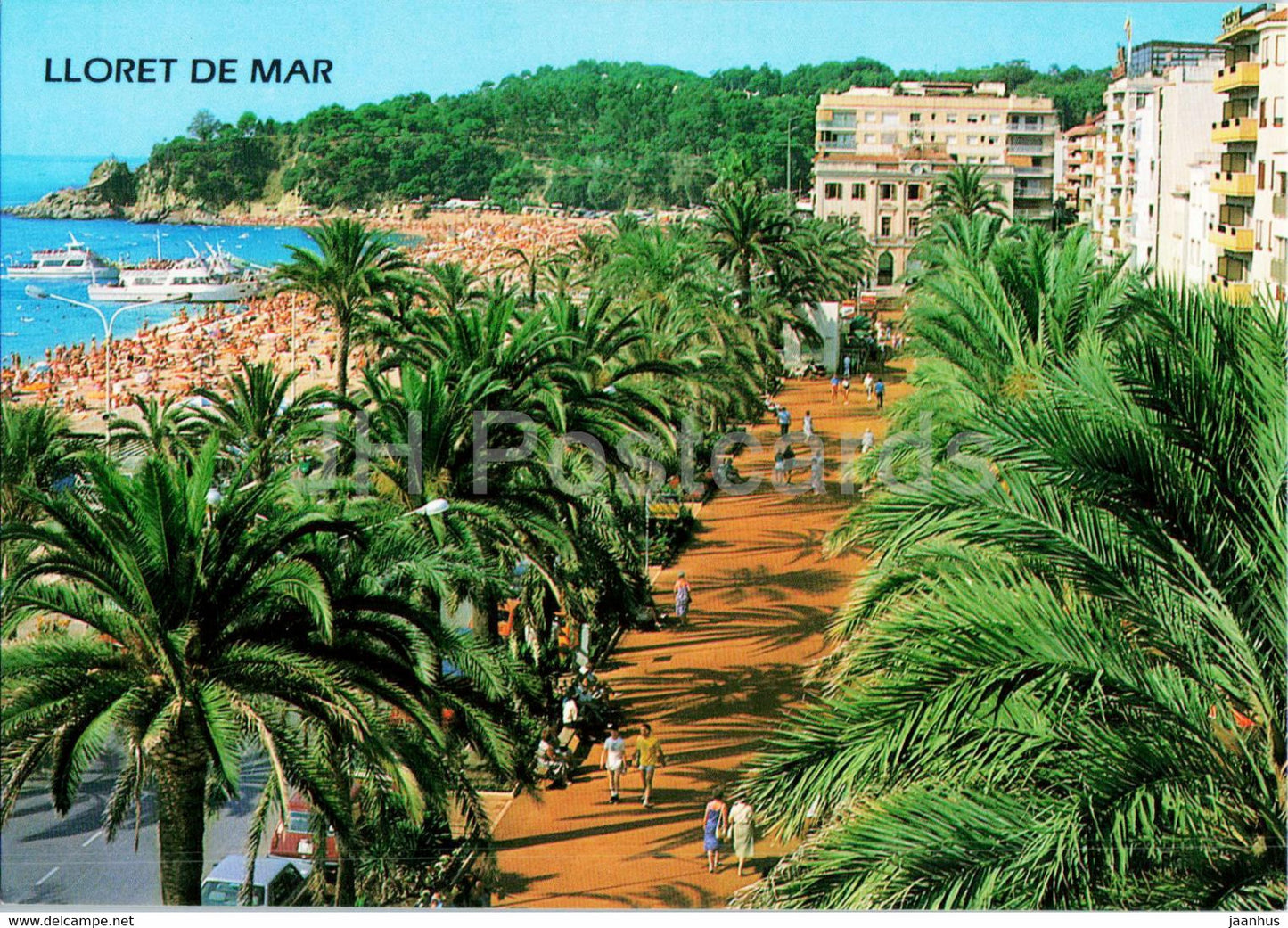 Lloret de Mar - Costa Brava - beach - 1609 - Spain - unused - JH Postcards