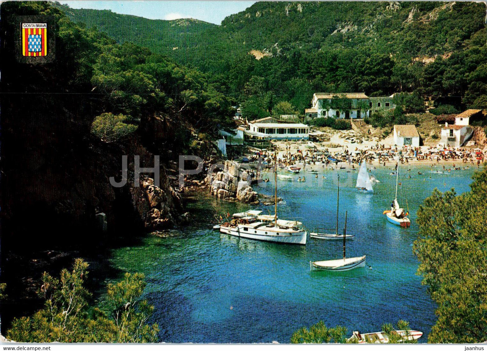 Costa Brava - Rincon Tipico - Typical corner - sailing boat - 2924 - Spain - used - JH Postcards