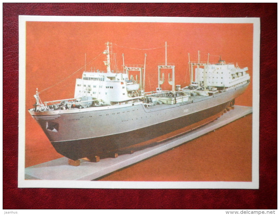 motor ship Frederyk Chopin - model ship - 1979 - Estonia USSR - unused - JH Postcards