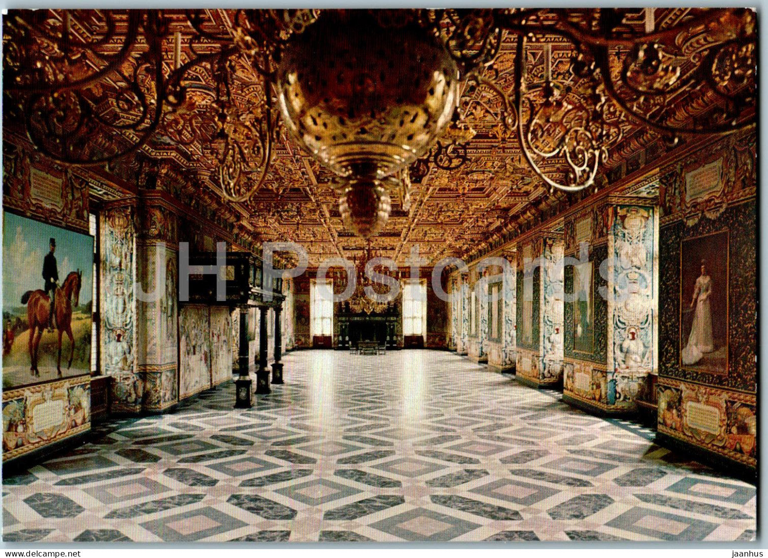 Frederiksborg - Riddersalen - The Great Hall - 4111 - Denmark - used - JH Postcards